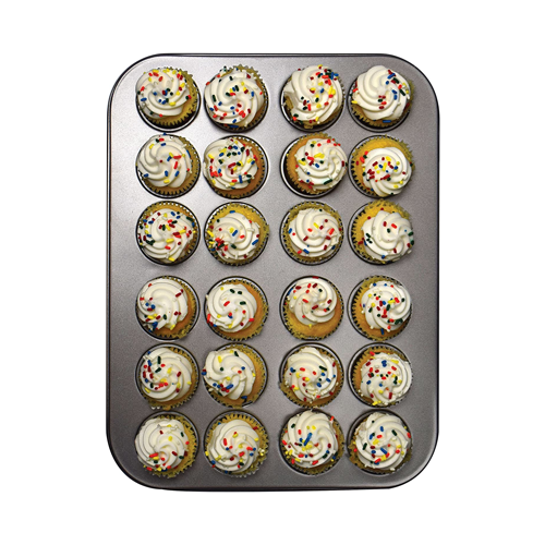 BakeIns Mini Muffin/Cupcake Pan 24 Cup - Ecolution