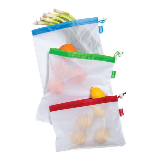 Reusable Produce Bag Set, 3 Piece - Ecolution