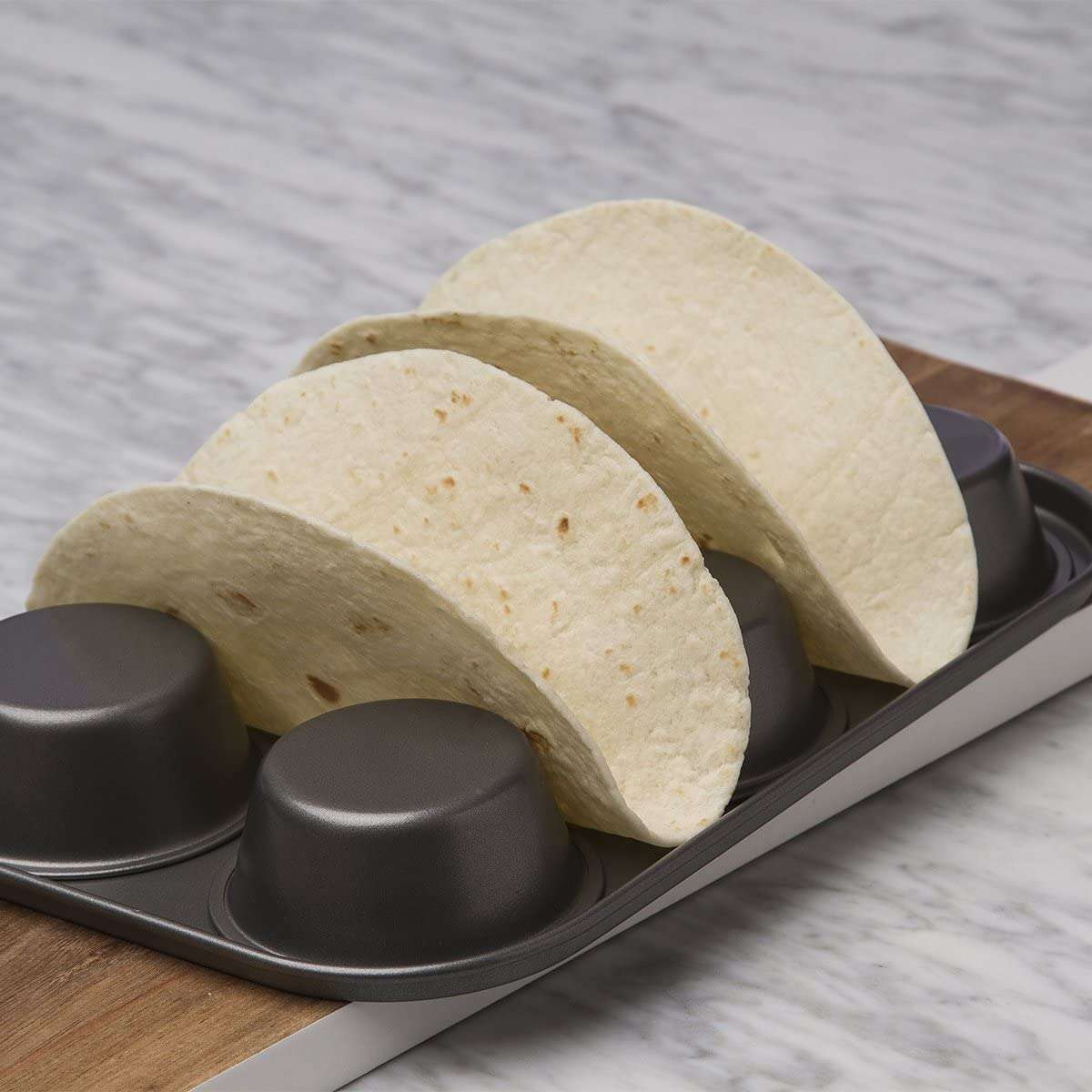 BakeIns Non-Stick Muffin Pan / Cupcake Pan, 6 Cup - Ecolution