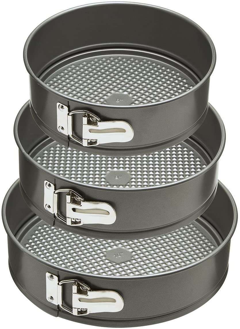 BakeIns Springform Pan Set, 8, 9 & 10 Inch - Ecolution