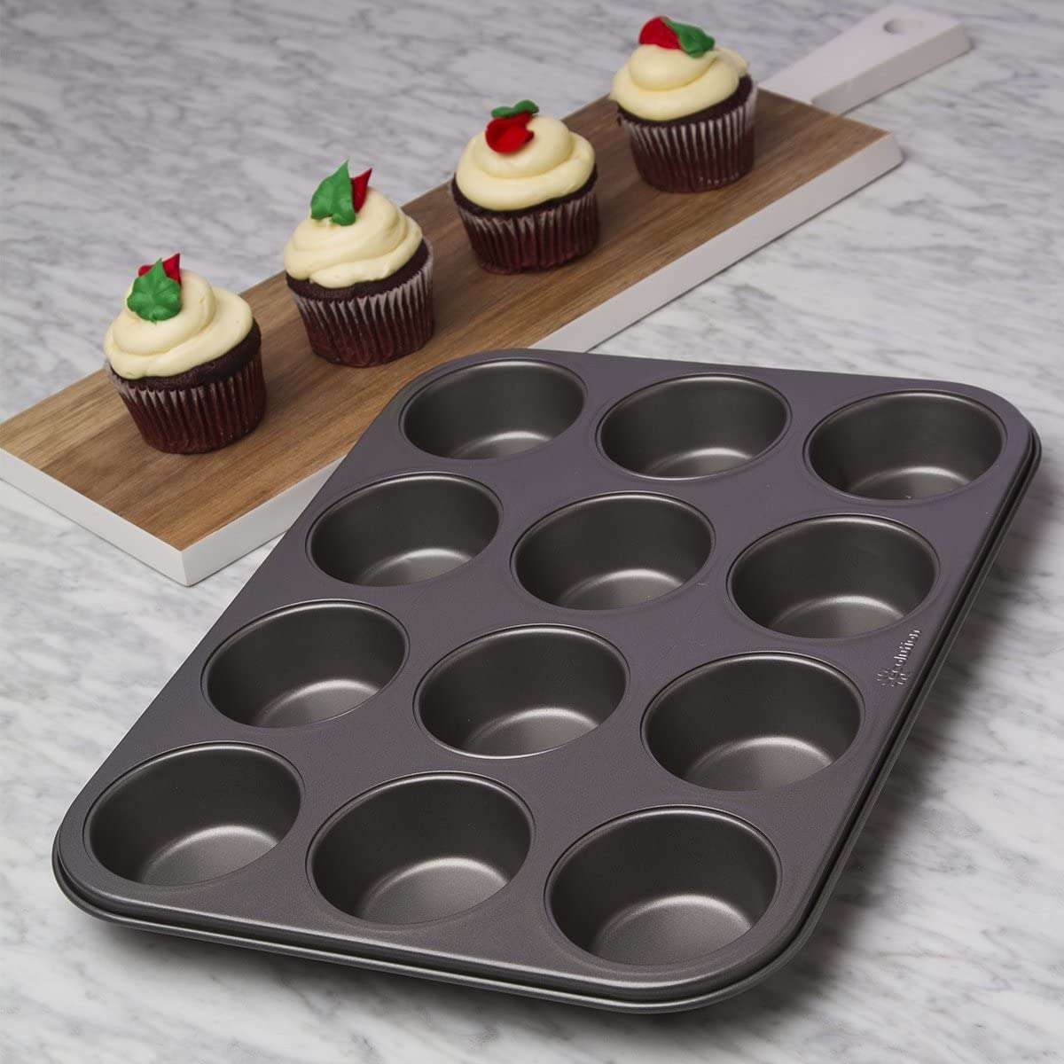 Bakeins Muffin/Cupcake Pan 12 Cup - Ecolution